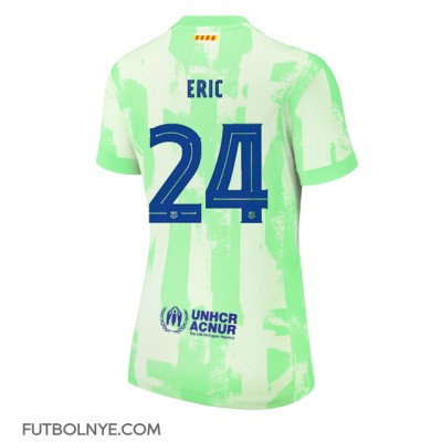Camiseta Barcelona Eric Garcia #24 Tercera Equipación para mujer 2024-25 manga corta Camiseta Barcelona Eric Garcia #24 Tercera Equipación para mujer 2024-25 manga corta